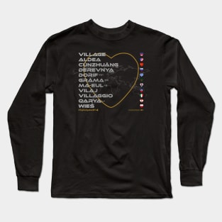 VILLAGE: Say ¿Qué? Top Ten Spoken (New York) Long Sleeve T-Shirt